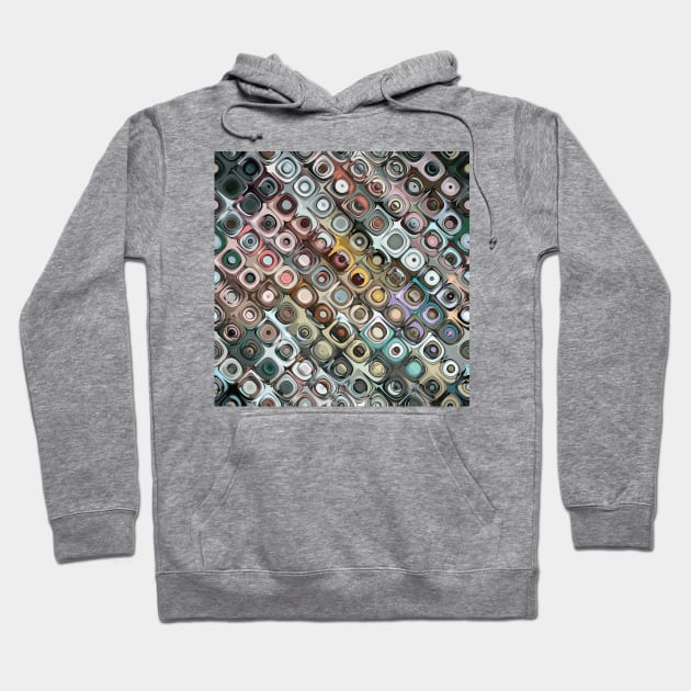 Abstract Circles Pattern Hoodie by perkinsdesigns